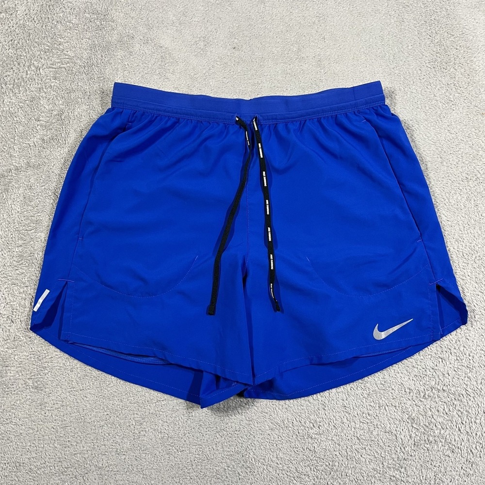 Nike Shorts Mens Medium Blue Flex Stride 4.5" Inseam Running CJ5467 Athletic Gym